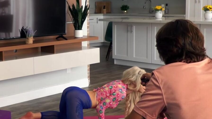 Advanced Anal Stretching Yoga Sex Tape With Steve Holmes Kenzie Reeves