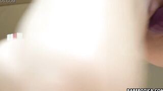 Solo 18 year old dark haired, Cinderella is using sex vibrators, into 4K