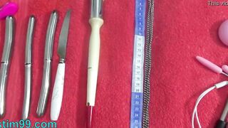 Japanese Fiance Cervix Fucking and insertion two sex toys inside uterus