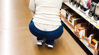 Milf Fat Ass Wedgie at Store