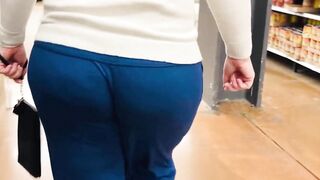 Milf Fat Ass Wedgie at Store