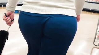 Milf Fat Ass Wedgie at Store