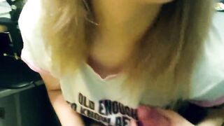 sucking off penis to distract from Dota