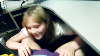 sucking off penis to distract from Dota