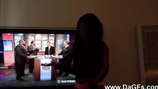 Porn Watching Laylani Camgirl Goes Solo