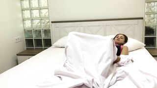 Shrima takes huge cucumber inside her small cunt