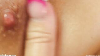 Kristina Banks gonzo style solo finger fucked masturbation on Offer Me Pink