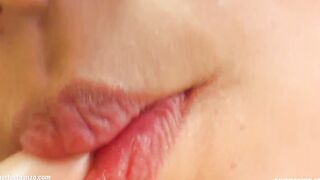 Kristina Banks gonzo style solo finger fucked masturbation on Offer Me Pink