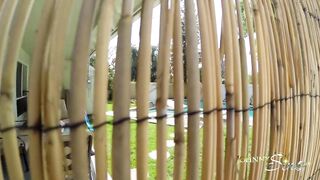 goddess Eighteen Spies on Neighbors and Gets CreamPied into Shower!