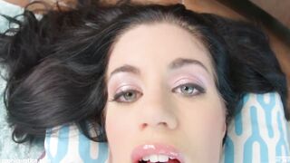 Sapphix presents April Blue using finger fucked solo