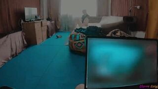 mom get a huge penis into her butt from stepson. pov