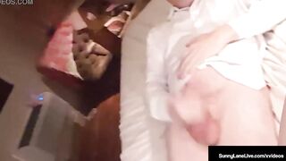 Got Your Cock Out! Sunny Lane Shares Her Pro Penis Milking Talent!