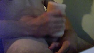 Cumming rough into my pocket snatch