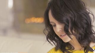 Classy Dark Haired Celeb Gets Nude