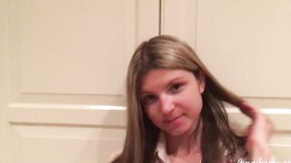 Solo with white tights