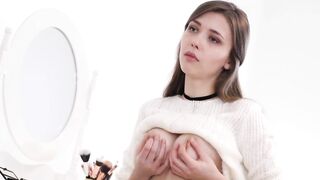 Big Boobed Mila Azul Makes Her Cunt Cum