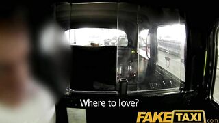 FakeTaxi beauty blonde Canadian tourist ride british drivers dick