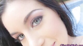 Cutie Hot masturbates solo