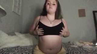 Chubby Punk Teens Solo Masterbation - My Roomates Are Home!