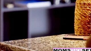 Squirting milf Gets Cumshot From Sleepwalking Son