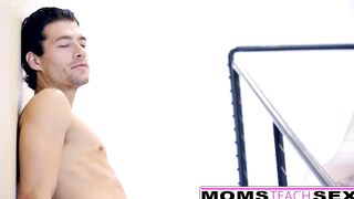 Squirting milf Gets Cumshot From Sleepwalking Son