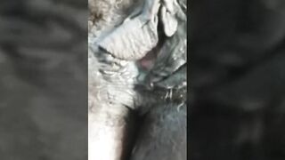 46 Yrs Mature Slim Vagina Old Lady Legs and Butt upclose (ava carter)