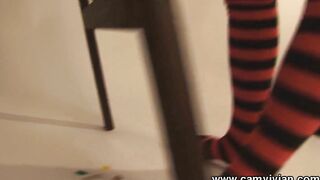 Striped knee-high socks are only the tip of the iceberg