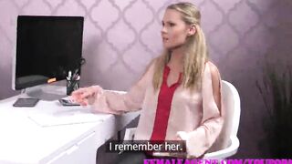FemaleAgent Crazy Sexy eastern owns the best titties inside the business