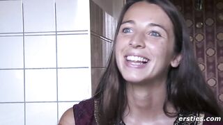 Tanja masturbates outdoors - ersties