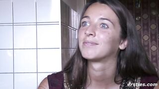 Tanja masturbates outdoors - ersties