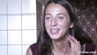 Tanja masturbates outdoors - ersties