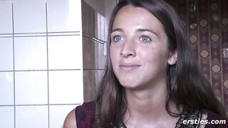 Tanja masturbates outdoors - ersties
