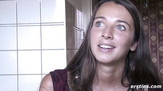 Tanja masturbates outdoors - ersties