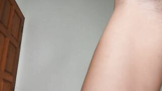Tight UNSHAVED CUNT Peeing Inside Glass And Makes Pissing Vials Into Neon Tights