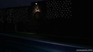 b. cunt with mouth loves nailed inside the pool