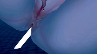 bimbos jizzes from her lush sex toy | vrchat erp