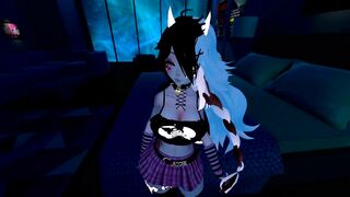 bimbos jizzes from her lush sex toy | vrchat erp