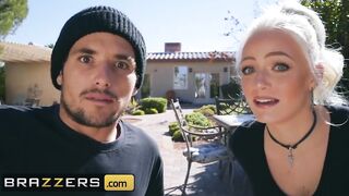 Brazzers - mom Pornstar Danielle Derekshow off her Enormous Melons