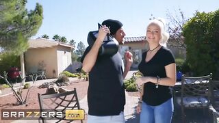 Brazzers - mom Pornstar Danielle Derekshow off her Enormous Melons