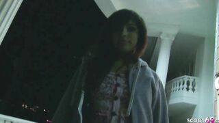 Extrem Bushy Cunt Hispanic Teenie Talk to Nailed at Pick Up Casting