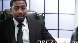 Brazzers - Abigail Mac Gets some Office big black cock