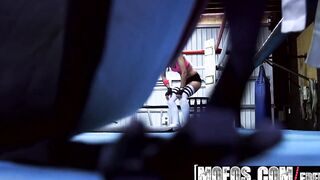 Mofos - Pervs On Patrol - Boxing Dark Haired Fucks into the Ring starring Gia Paige