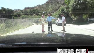Mofos - Stranded 18 Yo - Aidra Fox Begs For some cop cock