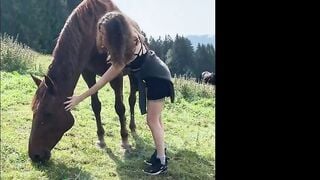 Tiny 18 Year Old Boned Public By A Big Dick - Mini Julia