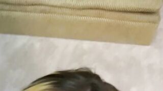 Tiny melons blonde blowing and fucking