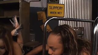 Goddess butt dyke babes on floor finger fucking cunt and cum