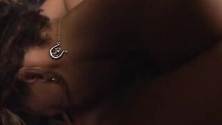 Goddess butt dyke babes on floor finger fucking cunt and cum