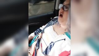 Pawg having fun with her new vibrator
