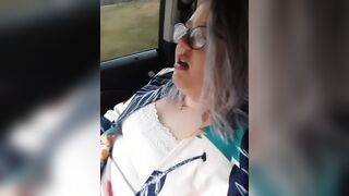 Pawg having fun with her new vibrator