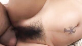 Woman into pigtails offer oral sex to man before getting nailed